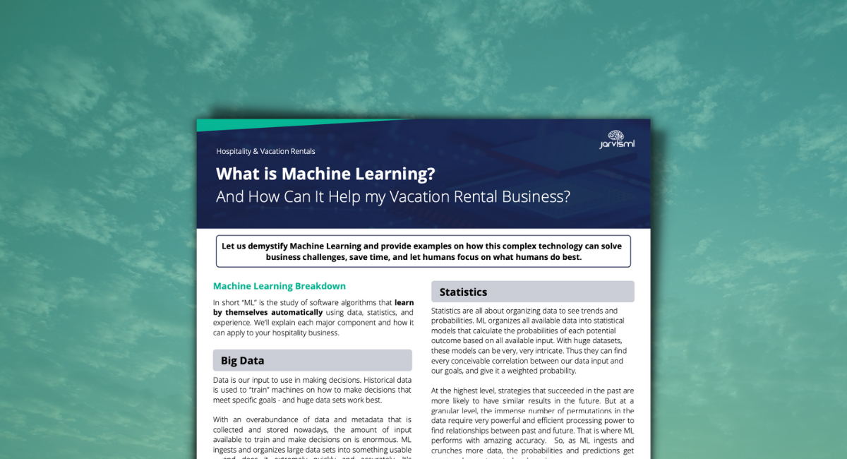 Overview: What is Machine Learning? For Vacation Rental Managers